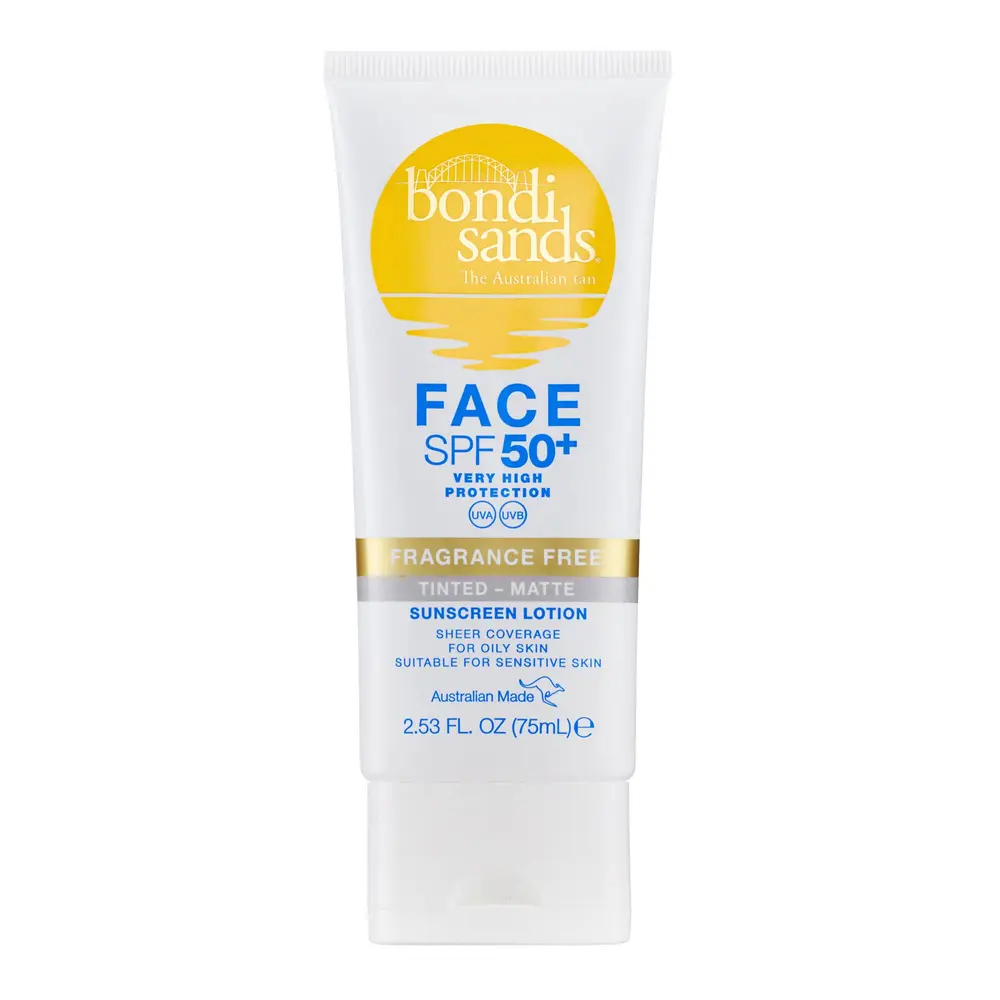 

Солнцезащитный крем Loción Solar Facial Efecto Mate Spf50+ Bondi Sands, 75 мл