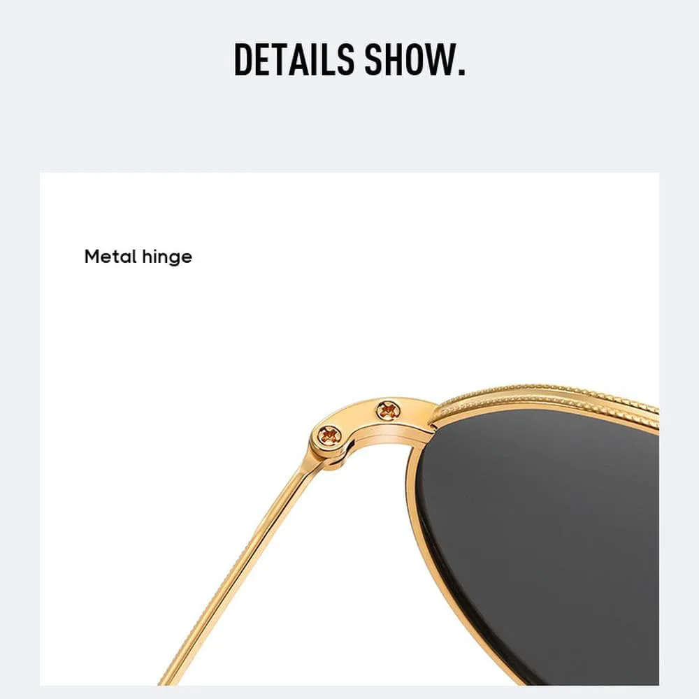 

Классические круглые солнцезащитные очки в маленькой оправе для женщин и мужчин, роскошные солнцезащитные очки в винтажном стиле стимпанк HVTVTLA, Gun Gray