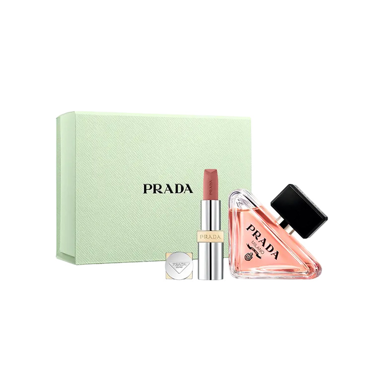

PRADA Помада i am unpredictable набор духов парфюмерная вода eau de parfum edp белый мускус амбер ориентальный 30мл+3,8г