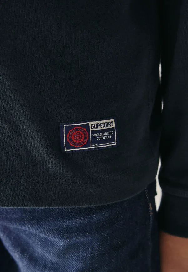 Рубашка-Поло с длинными рукавами, прямого кроя Superdry & Co, Black — фото 3