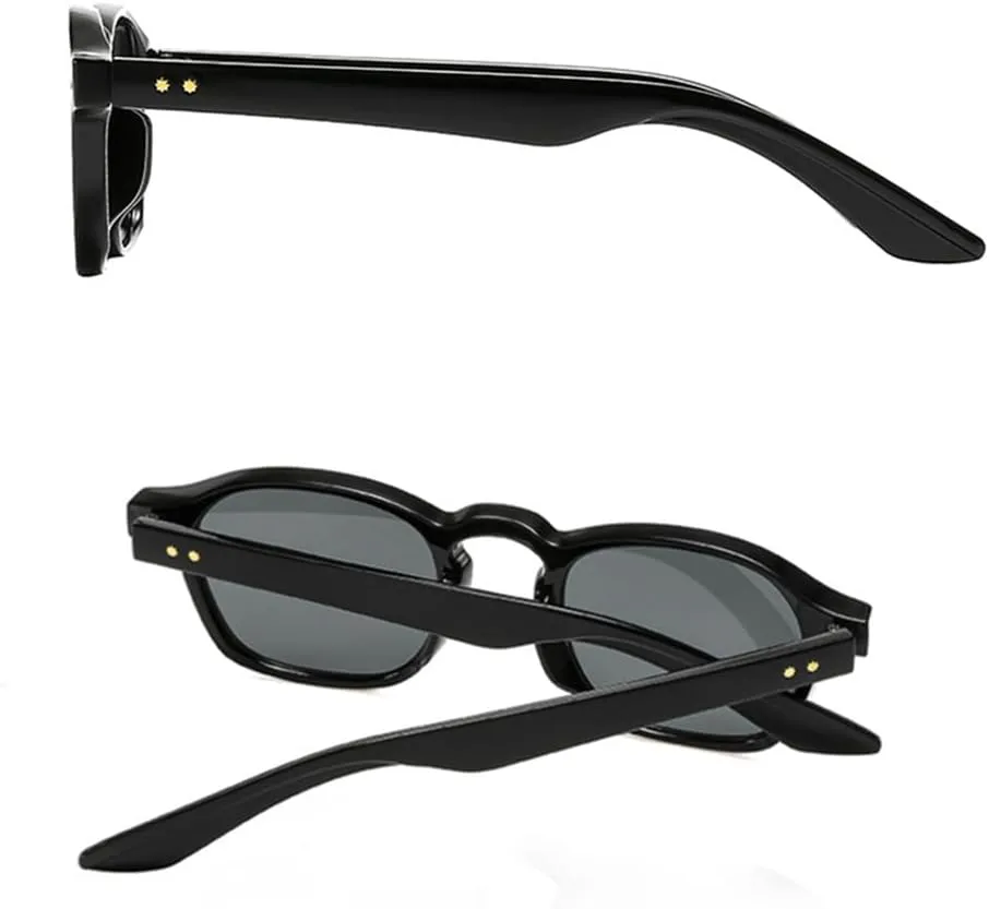 

Солнцезащитные очки UV400 с защитой от ультрафиолета, черные линзы с синими вставками, в стиле панк, для женщин и мужчин, для бега и активного отдыха UYPTK, Tea Clear