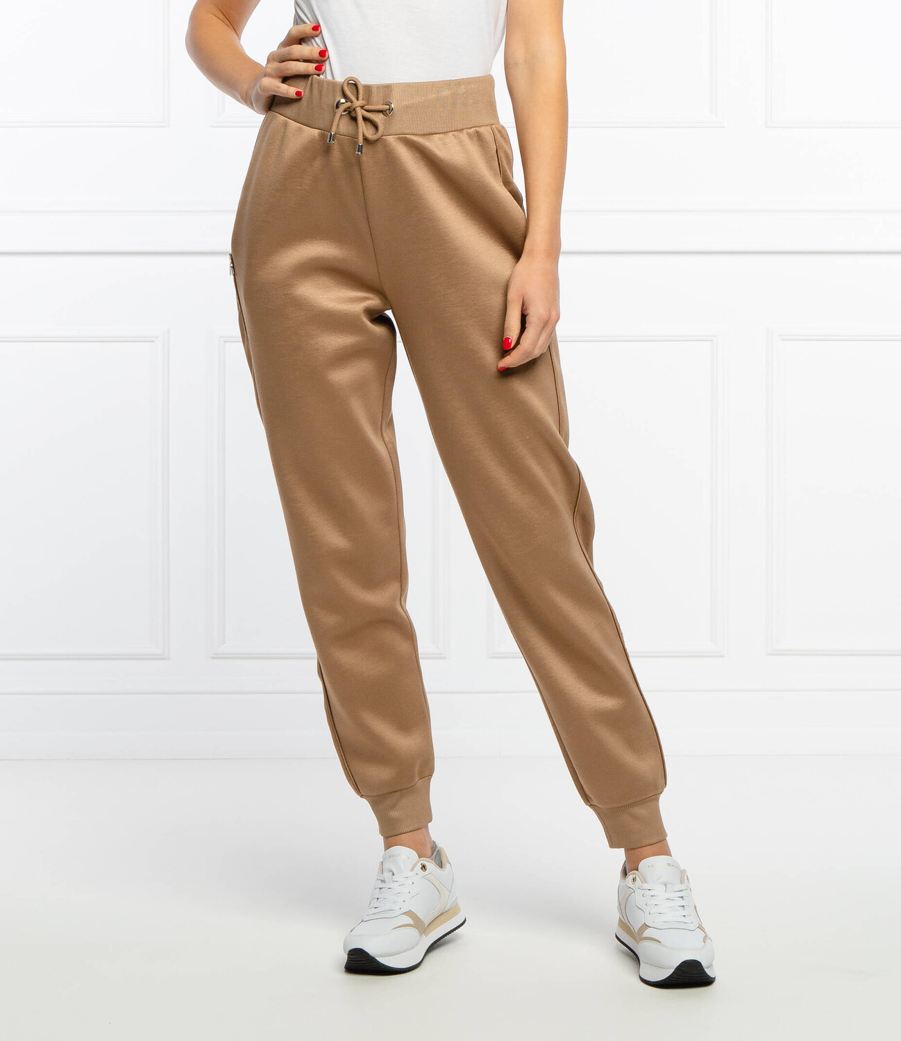 

Спортивные брюки Patrizia Pepe regular fit, кэмел