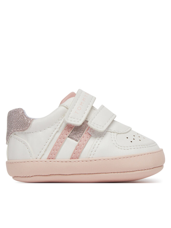 

Кроссовки Flag Low Cut Velcro Sneaker T0A9-33721-1528 Tommy Hilfiger, белый