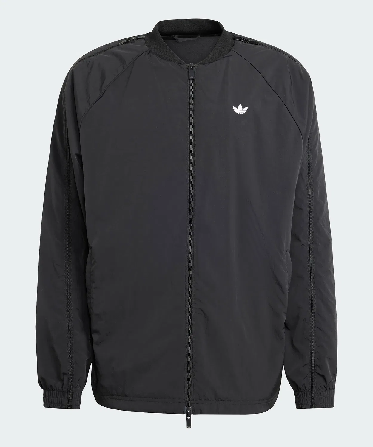 Трек-куртка Adidas ADILENIUM SEASON 3 SST TRACK TOP, оверсайз, полиэстер, фиолетовый — фото 2