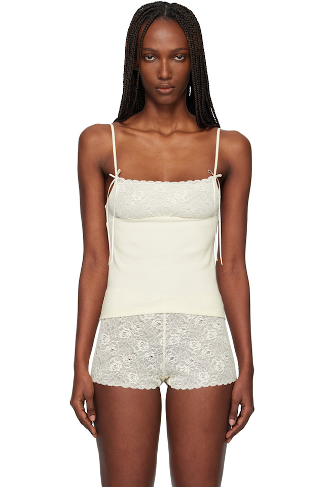 

Fruity Booty Майка-Безе Off White