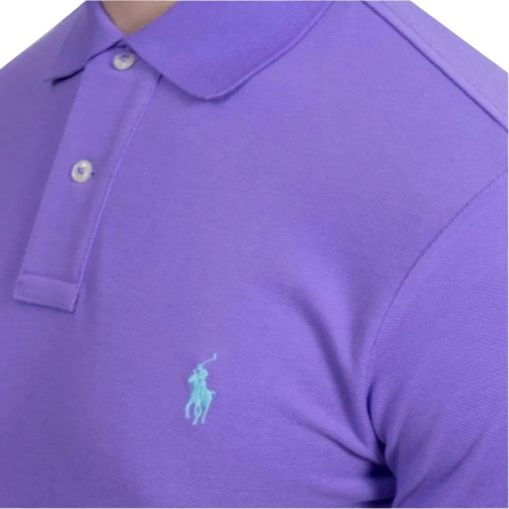 Поло мужское модель Polo Purple от Polo Ralph Lauren — фото 4