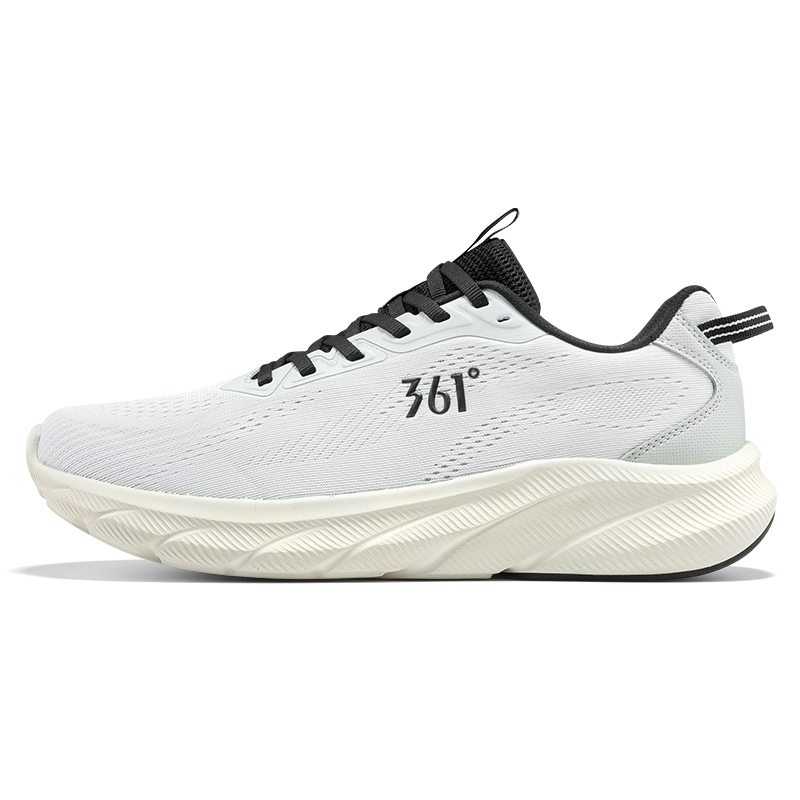 

361° Мужские серые кроссовки Casual Running Low top с амортизацией, противоскользящей и износостойкой подошвой