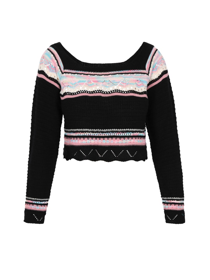 

Свитер IZIA, цвет black multicolor