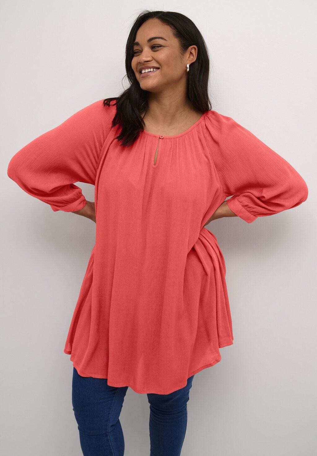 

Туника Kaffe Curve, цвет cayenne