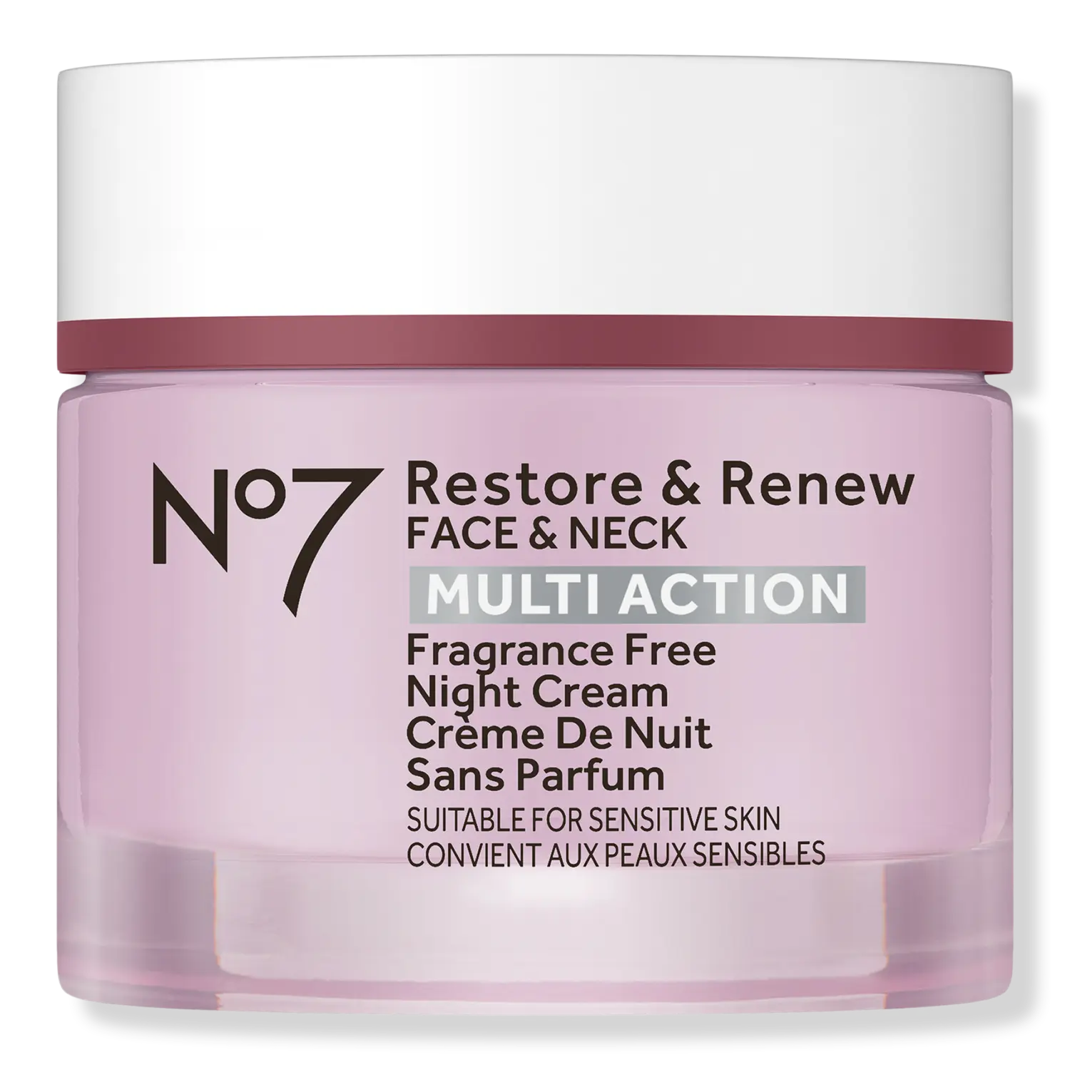 

Восстанавливающий и обновляющий ночной крем для лица и шеи. Многофункциональный, без отдушек. No7