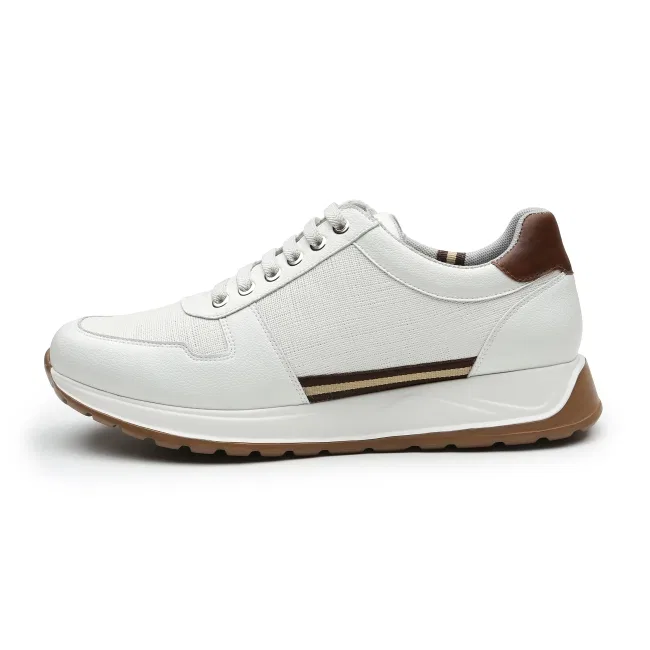 Мужские низкие кроссовки Kumkang Freeway Band Shoelace Jogger, белые — фото 2