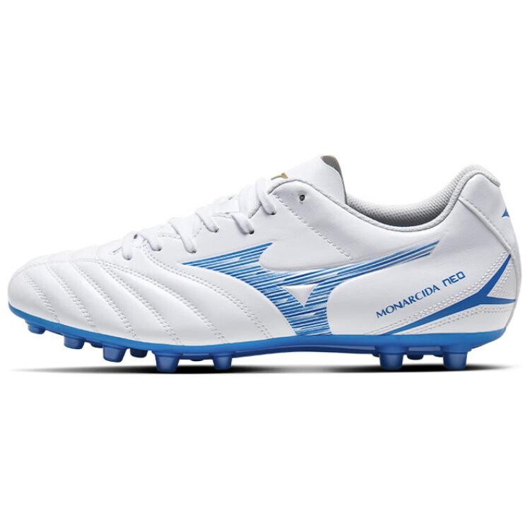 

Футбольные бутсы унисекс с низким верхом белые/синие Mizuno
