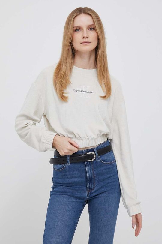 

Толстовка Calvin Klein Jeans, бежевый