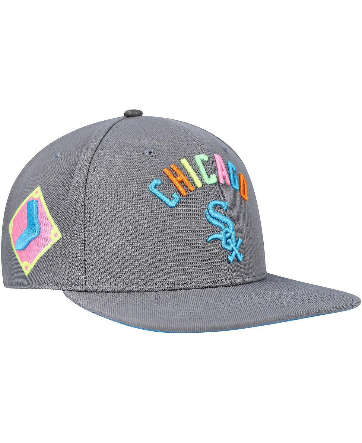

Мужская серая неоновая кепка Chicago White Sox Snapback Pro Standard