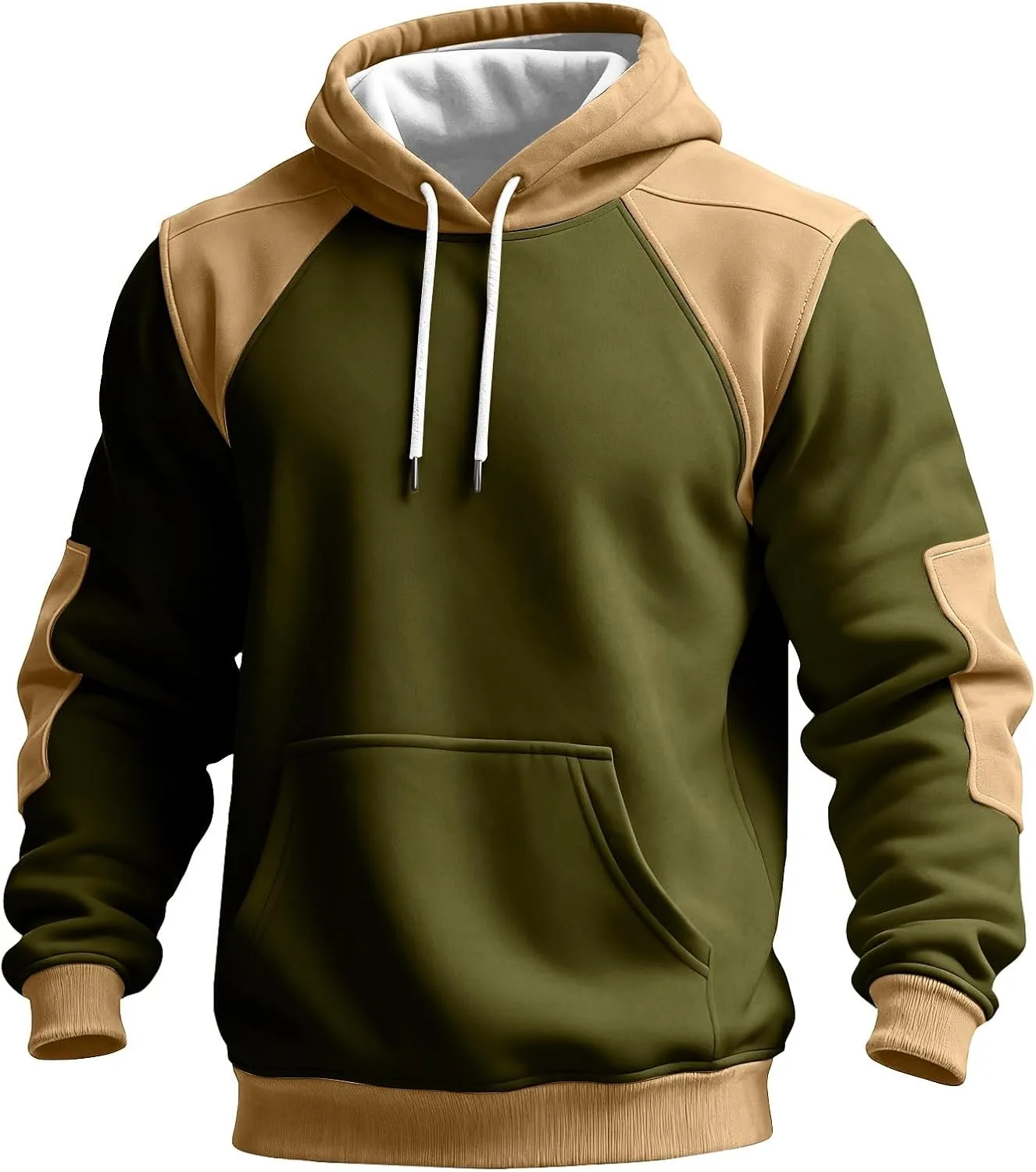 

Толстовка RTTUIOP с длинным рукавом, цветной блок, в западном винтажном стиле