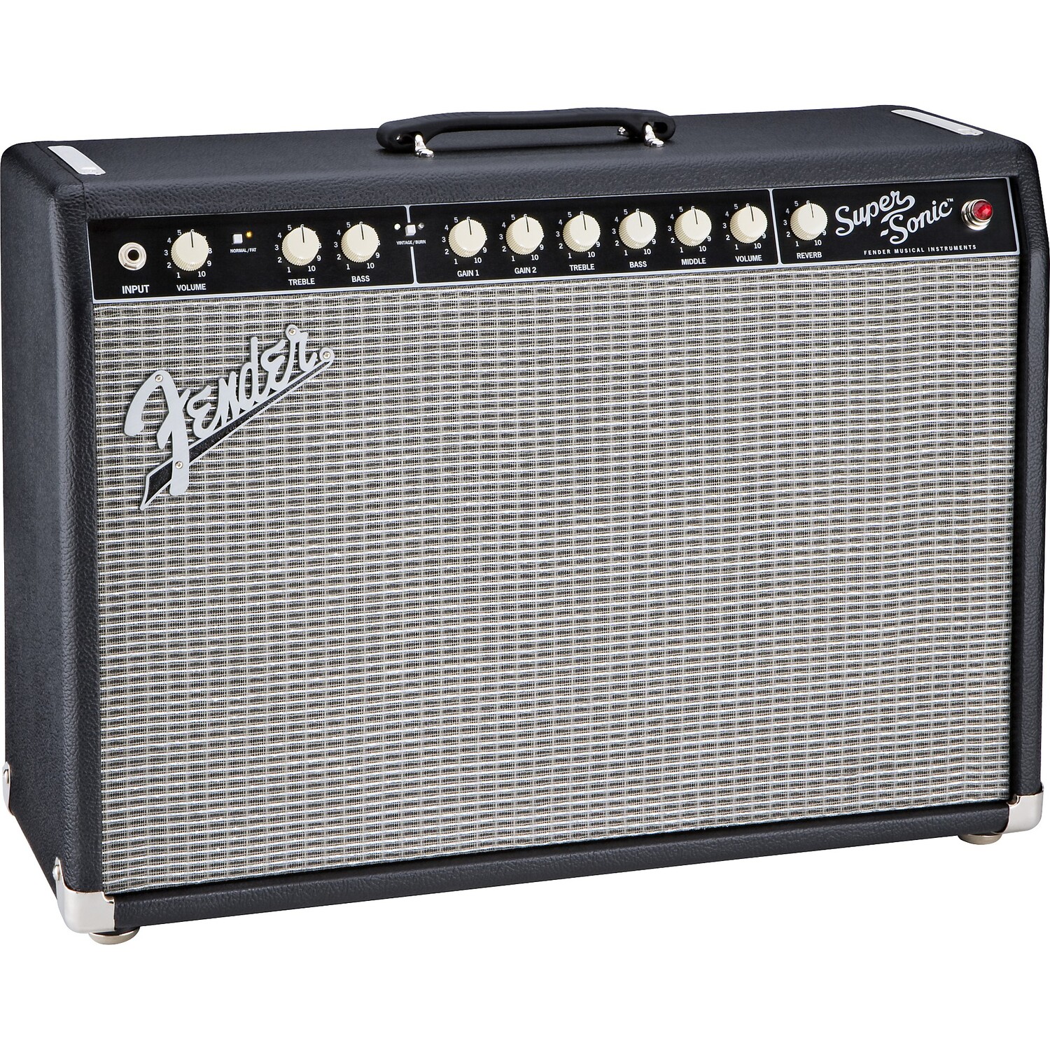 

Fender Super-Sonic 22 22 Вт 1x12 ламповый гитарный комбоусилитель черный