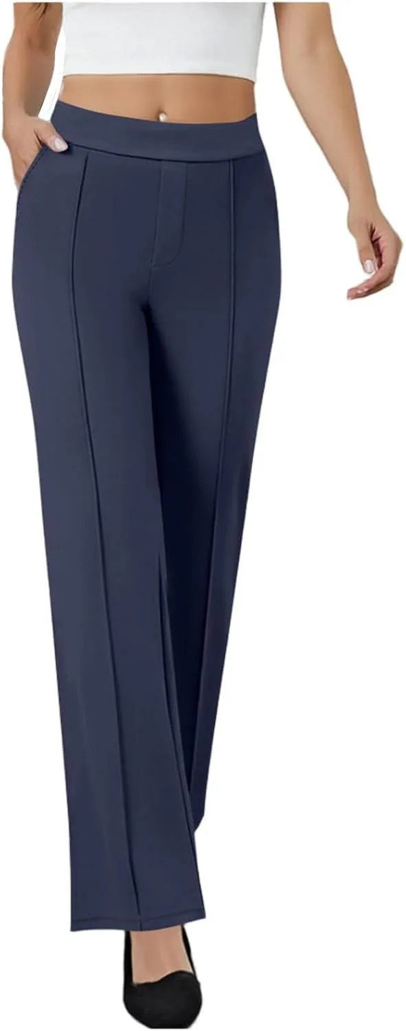 

Брюки женские Business Casual Wide Leg High Waisted Stretch Zzalalana