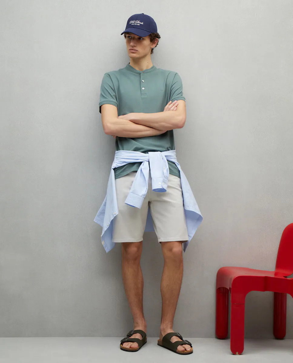 

Мужские шорты-бермуды в стиле чинос из эластичного хлопка Easy Wear, цвет Hielo