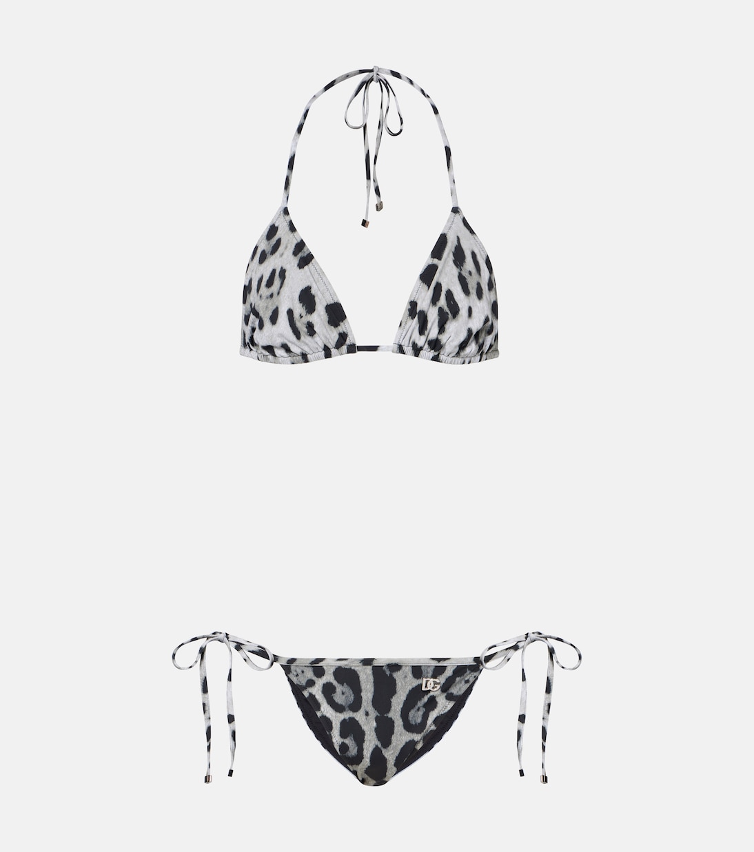 

Бикини с леопардовым принтом Dolce&Gabbana, Leo Nero Fdo Grigio
