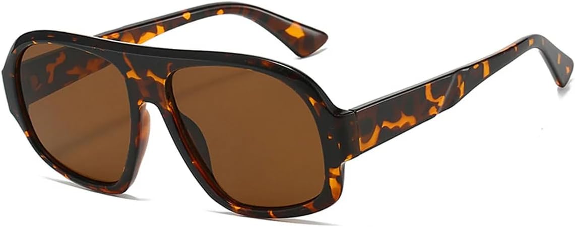 

Популярные модные квадратные женские солнцезащитные очки с градиентной оправой, винтажные панк-очки, модные мужские очки с защитой от УФ-излучения UV400 UATXTAU, Leopard