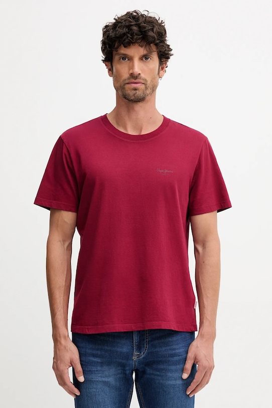 

Футболка JACKO из хлопка Pepe Jeans, бордовый, Красный, Футболка JACKO из хлопка Pepe Jeans, бордовый