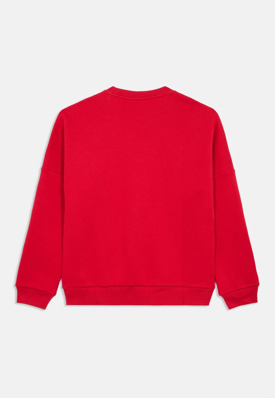 Толстовка Adidas Originals LOOSE BLOCKED CREW JUNIOR UNISEX, Better Scarlet/Red — фото 2