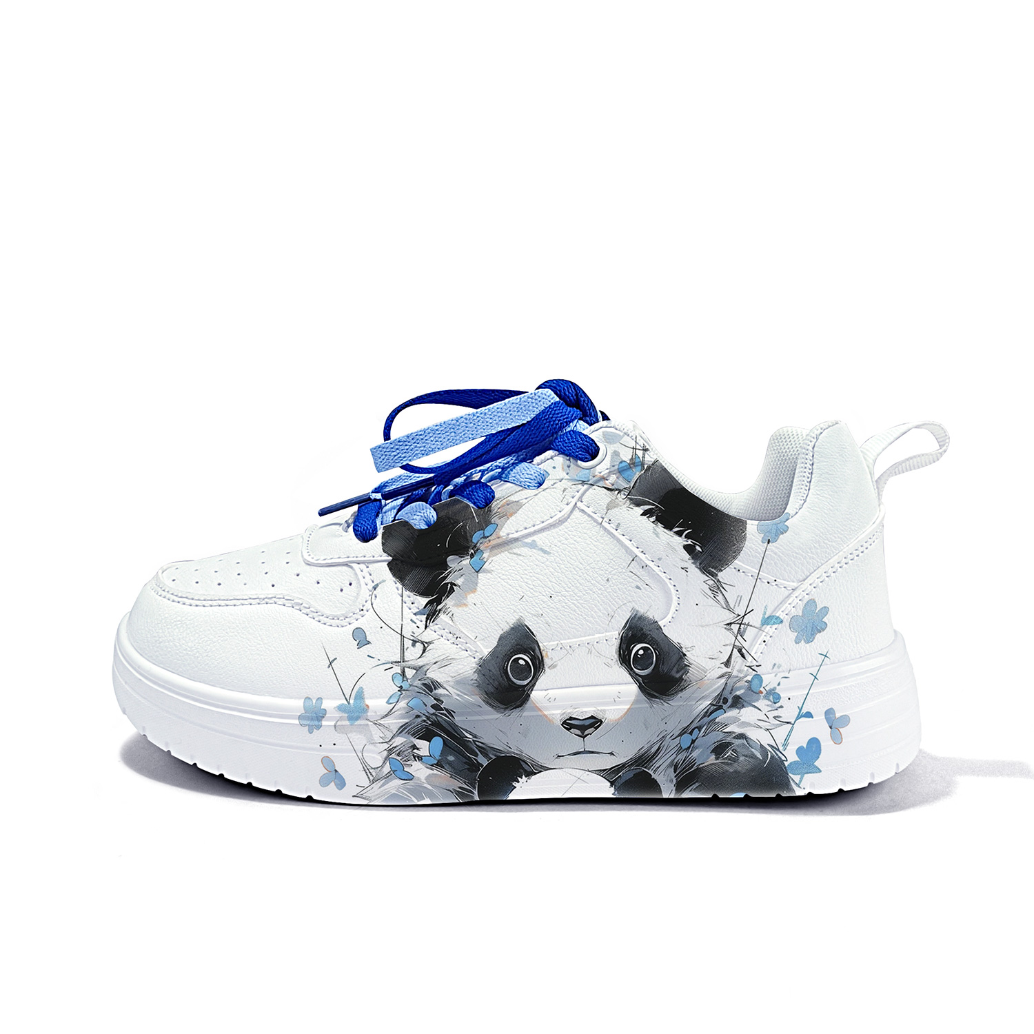 

Прочные легкие и дышащие низкие скейтерские кроссовки унисекс Cold cicadas yesterday, белый