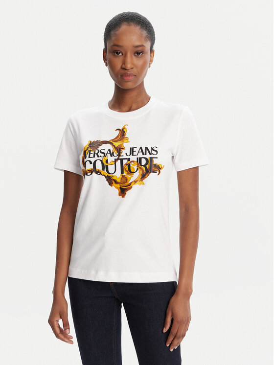 

Футболка regular fit 79HAHE06 CJ00E Versace Jeans Couture, белый