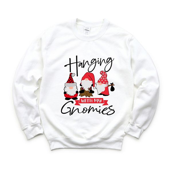 

Свитшот Hanging with my gnomies Simply Sage Market, White, Белый, Свитшот Hanging with my gnomies Simply Sage Market, White