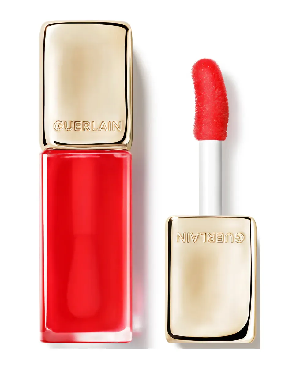 KissKiss Bee Glow Oil Масло для губ с цветом, обогащенное медом, 92% натурального происхождения Guerlain, Poppy 775 — фото 2