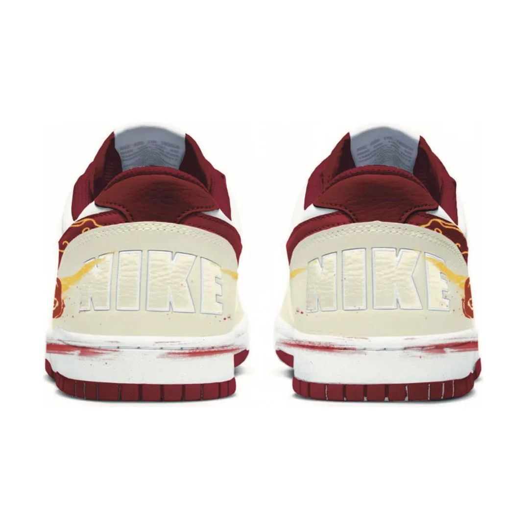 Nike Big Golden Saddle Horse Leather Abrasion Resistant Lightweight Breathable Height Increasing Low top — фото 4