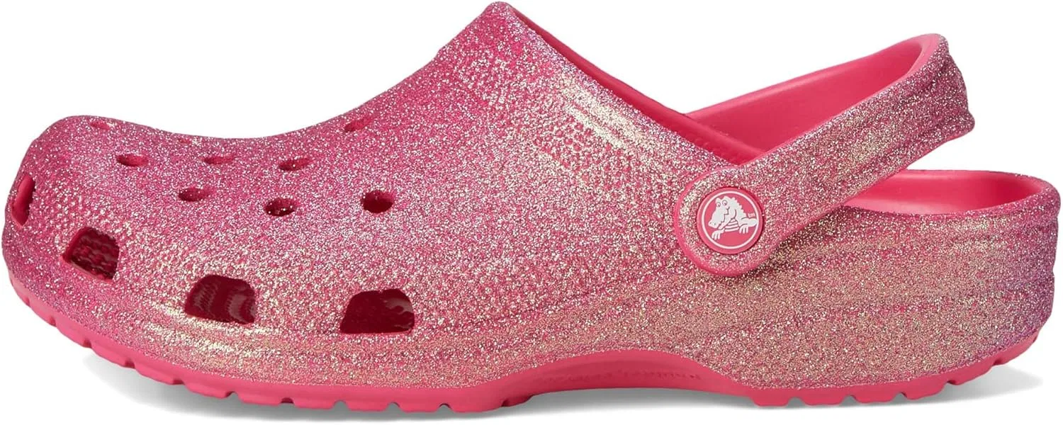 Классические сабо Crocs унисекс для взрослых с блестками, цвет «Драконий фрукт», размер 39/40 EU, Dragon Fruit — фото 4