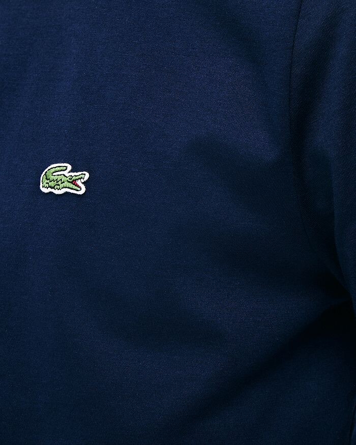 Хлопковая футболка Pima с круглым вырезом Lacoste — фото 3