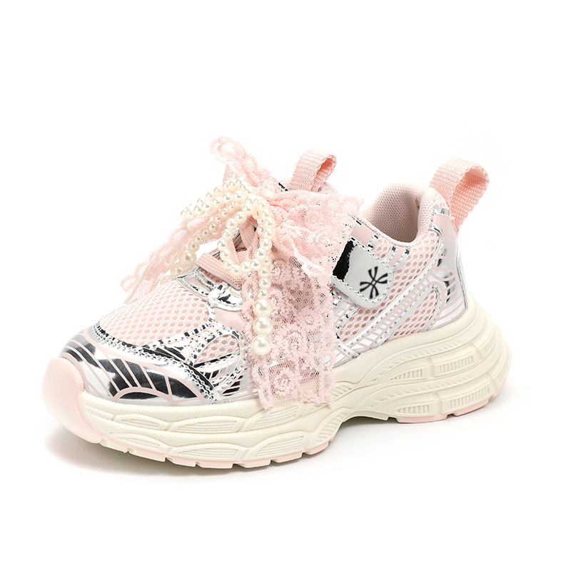 

Нескользящие, амортизирующие, износостойкие, низкие детские кроссовки для повседневной носки YUZHAOLIN, розовый