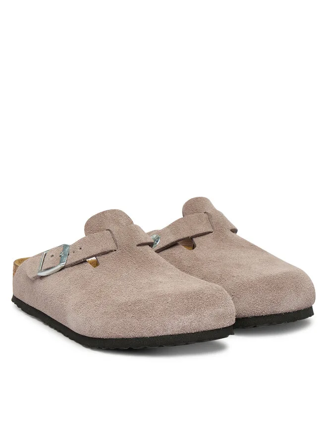 Birkenstock Boston Kids BS 1027894 фиолетовые мюли — фото 2
