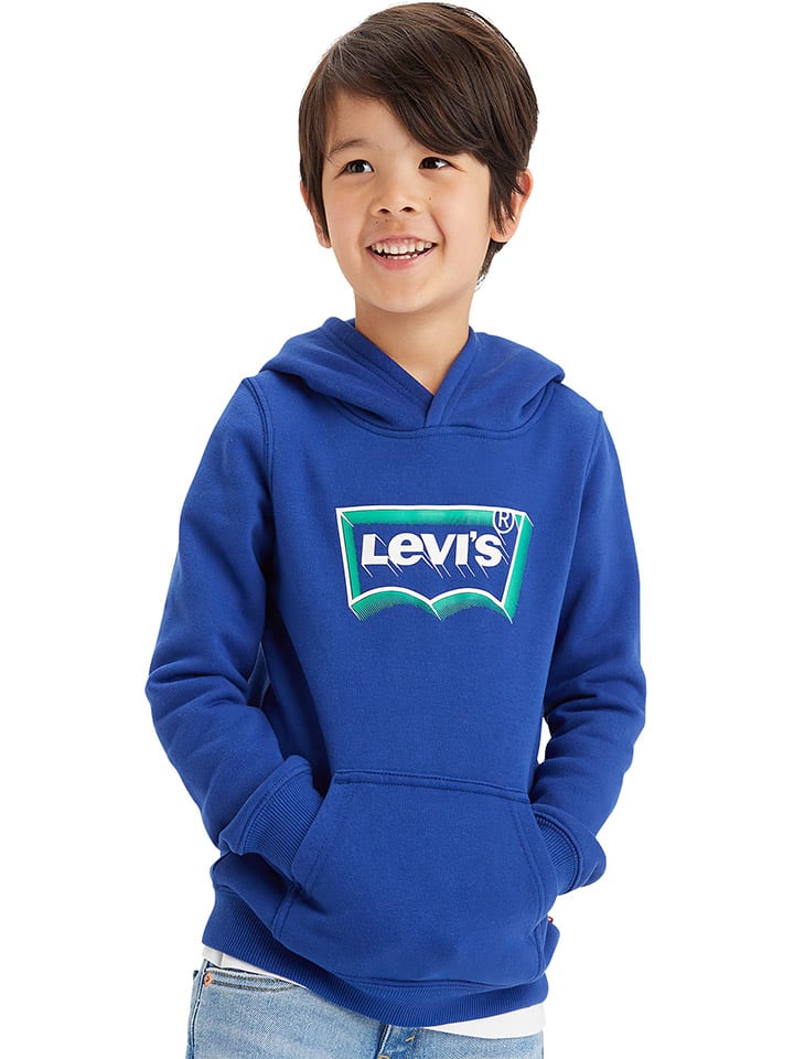 

Толстовка с капюшоном Levi's Kids, темно-синий
