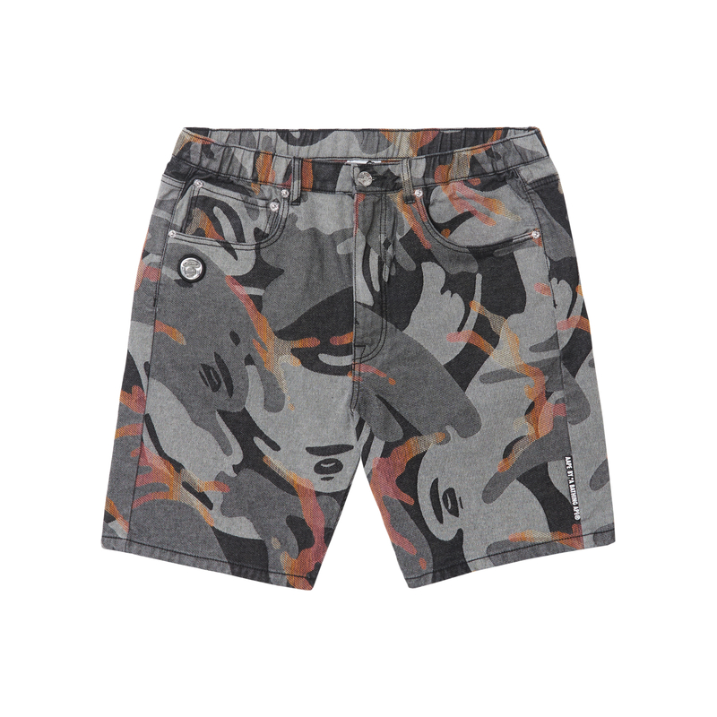 

Джинсовые шорты мужские Aape, Black BKX
