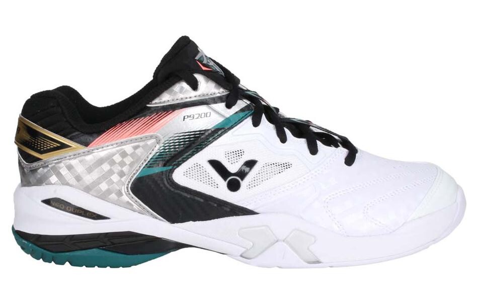Кроссовки VICTOR Badminton Shoes Unisex Low-top White/Green/Black/Yellow, белый — фото 2