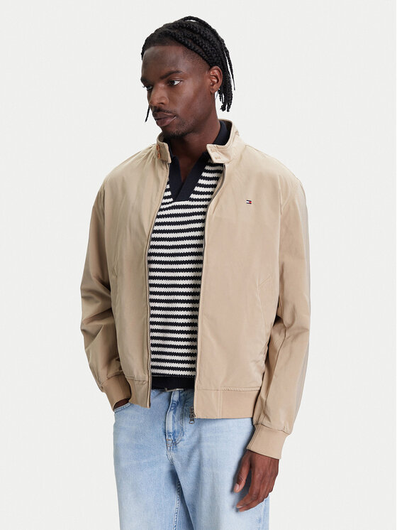 

Куртка-Бомбер стандартный крой Harrington MW0MW39637 Tommy Hilfiger, бежевый