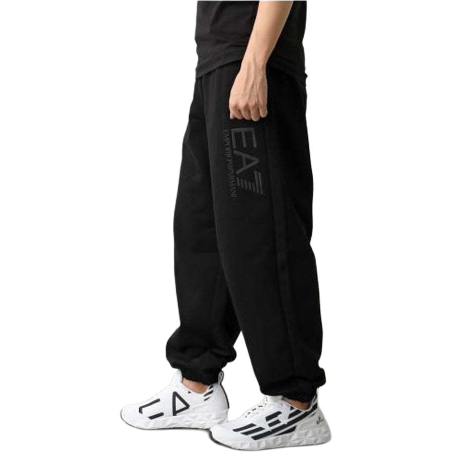Мужские вязаные спортивные штаны EA7 Emporio Armani, черный — фото 4