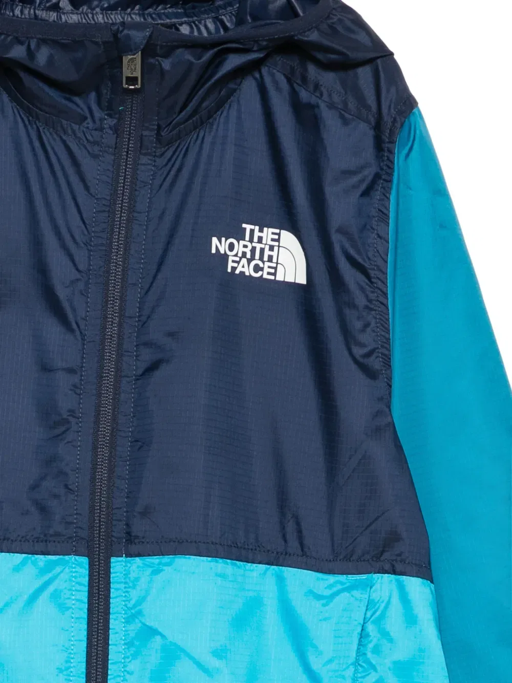 Куртка с капюшоном Cyclone с цветовыми блоками The North Face Kids, синий — фото 3