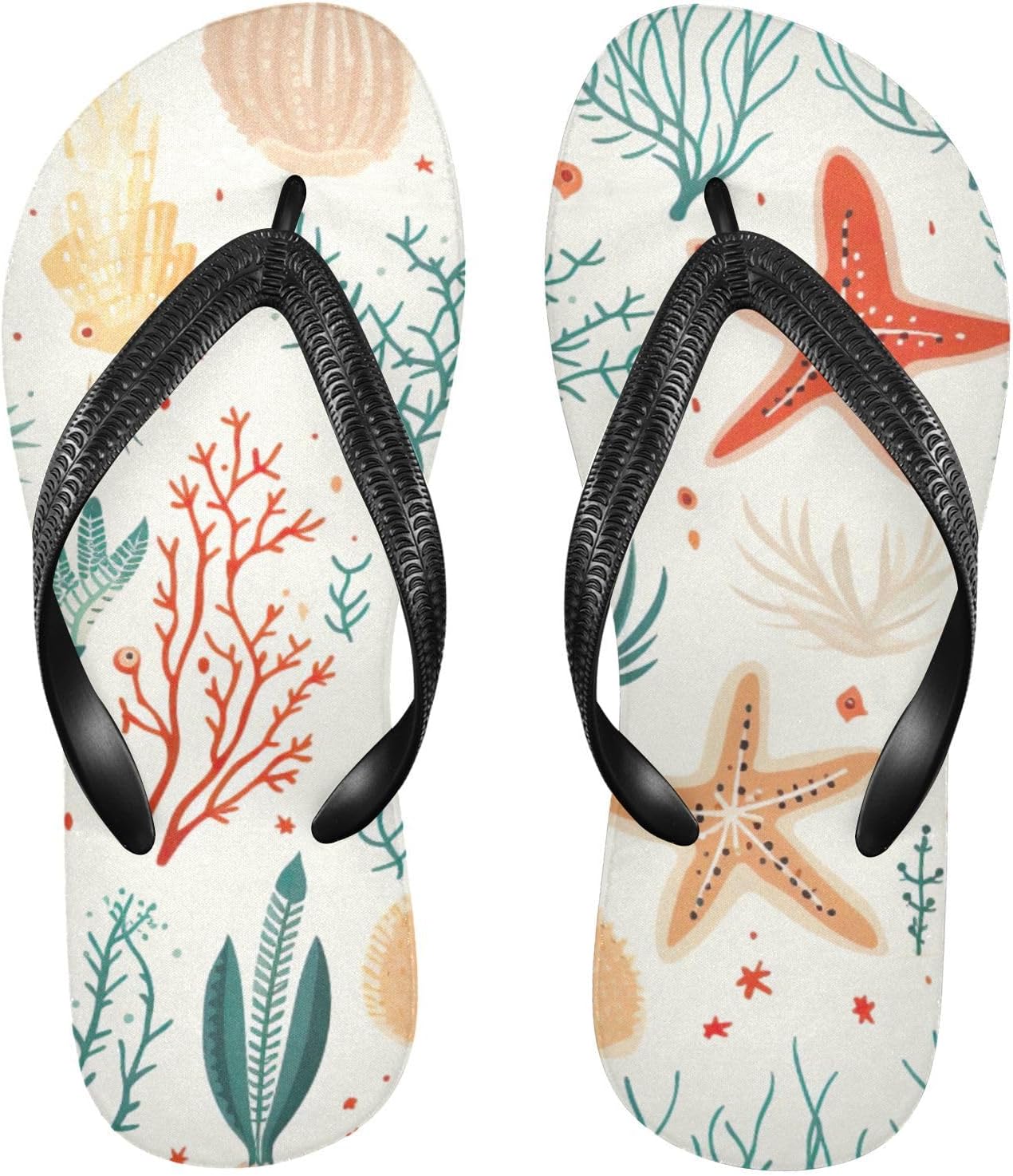 

Пляжные летние сандалии Seashell Starfish для женщин и мужчин, шлепанцы для душа Kfbe