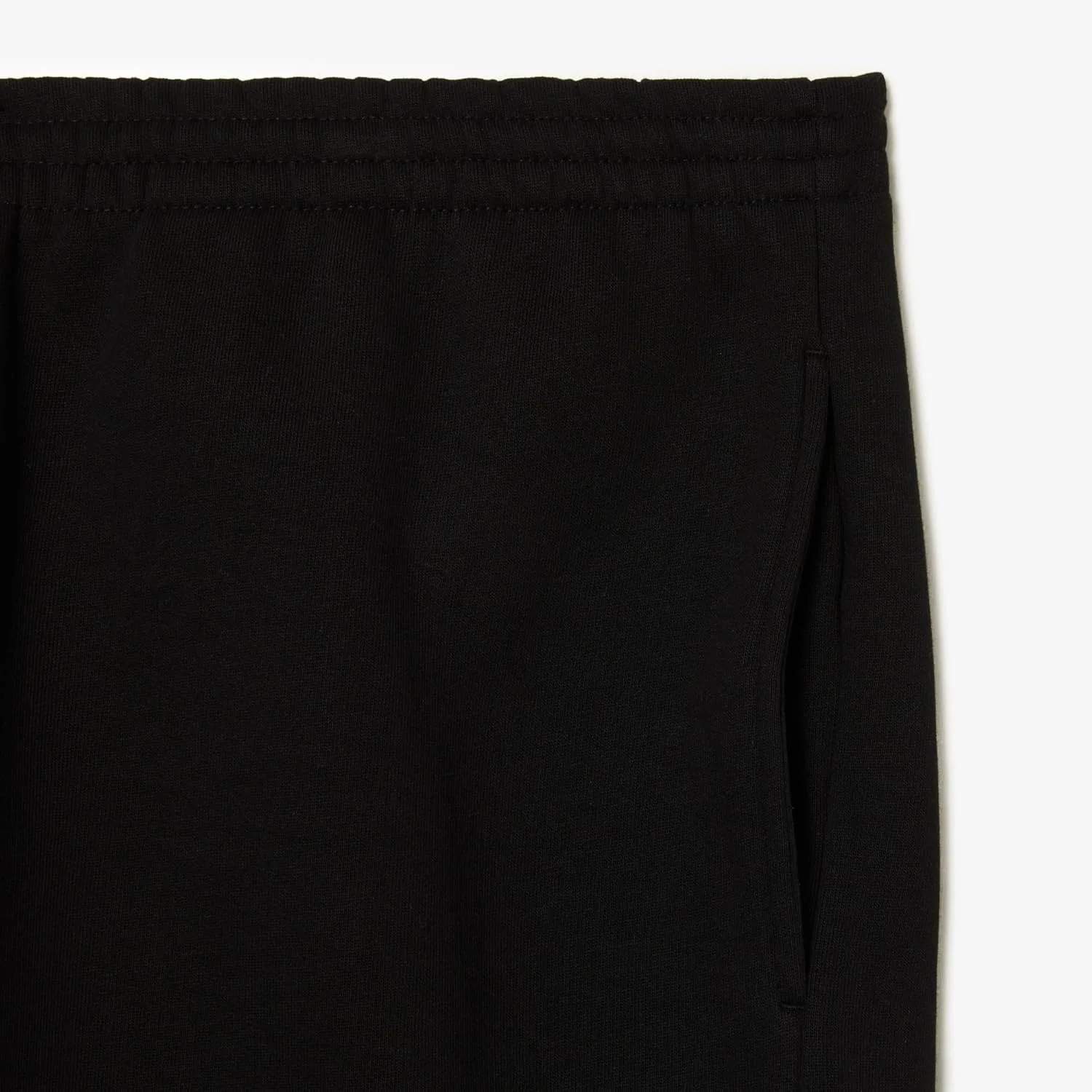 Шорты мужские Lacoste Big Fit Regular Fit, однотонные, черный — фото 4