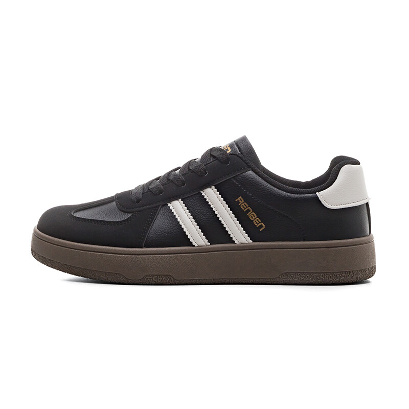 

Кроссовки RENBEN Skateboarding Shoes Men Low-top White/gray/brown, черный