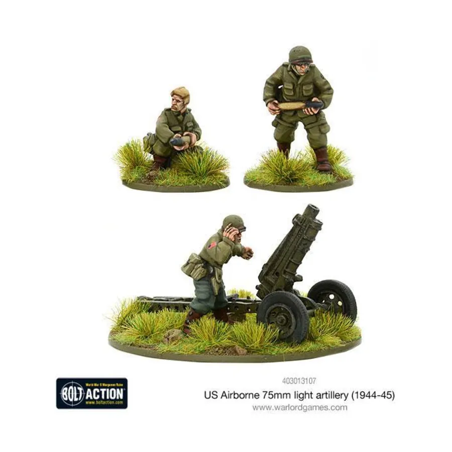 

Воздушно-десантный — 75-мм легкая артиллерия, Bolt Action - US Airborne (28mm)