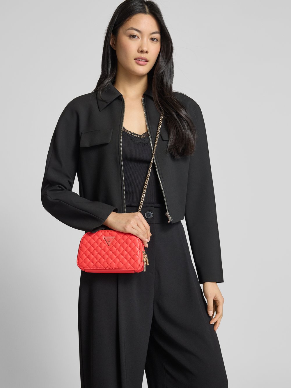 

Сумка со стегаными швами модель 'ECO RIANEE MINI' Guess, красный