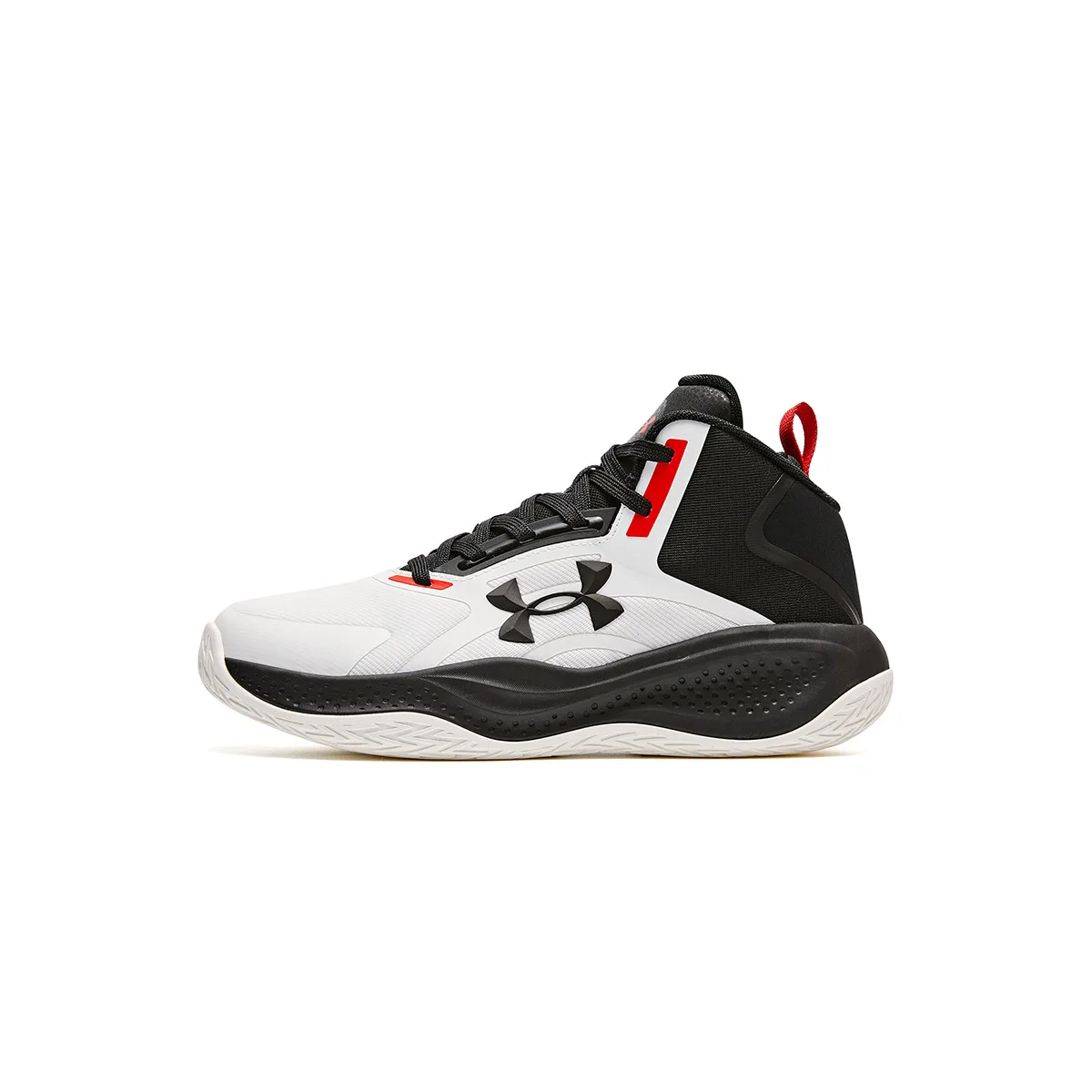 Under Armour Детские баскетбольные кроссовки White Black устойчивые к истиранию