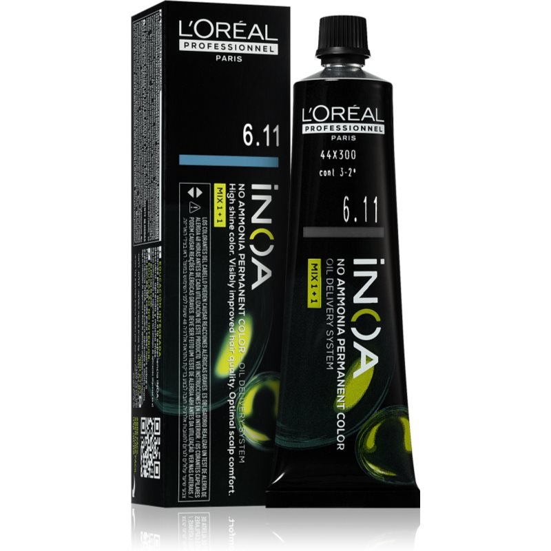 

L'Oréal Professionnel Inoa стойкая краска для волос без аммиака оттенок 6.11 60 мл Inna Marka