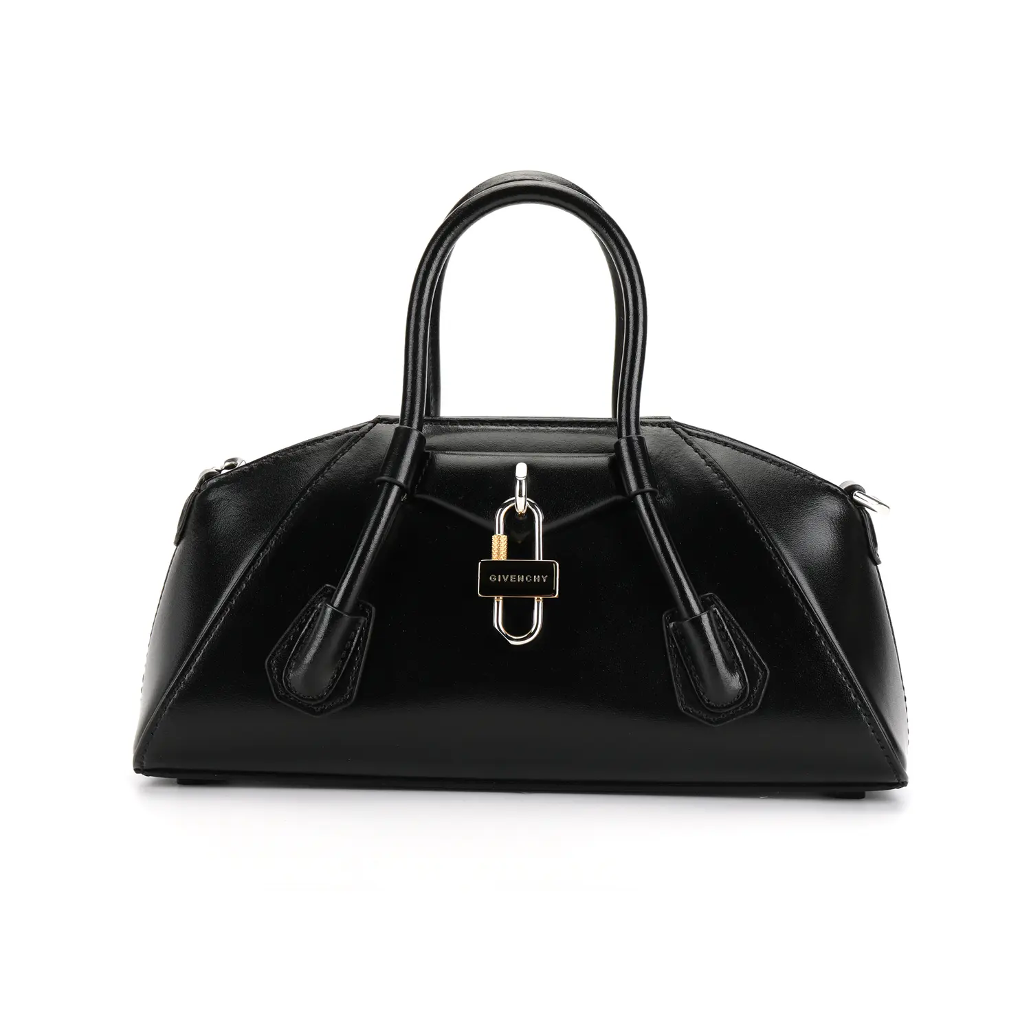 

Givenchy Антигона Гладкая Кожаная Сумка Через Плечо Мини Женская Чёрная