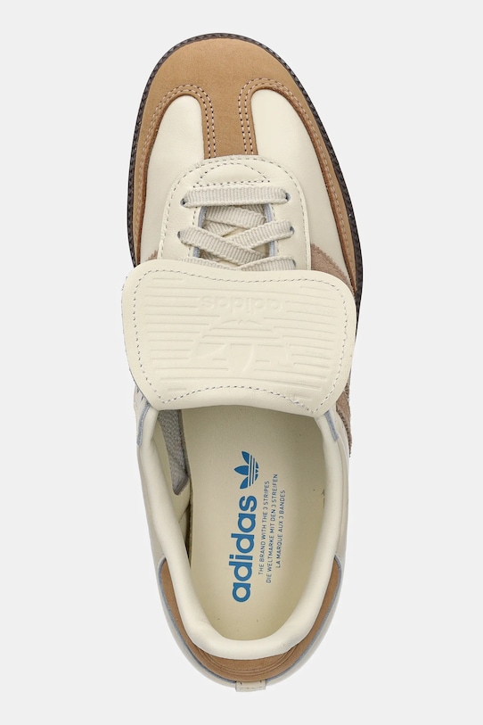 Кожаные кроссовки Samba LT Adidas Originals, бежевый — фото 4